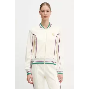 Fila bluză Lamim culoarea bej, cu imprimeu, FAW1001 imagine