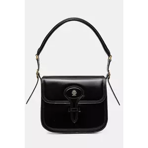 Bally poșetă de piele culoarea negru, WAC03Y imagine