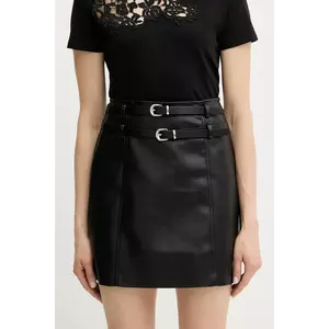 Morgan fustă JNEST culoarea negru, mini, drept, JNEST imagine