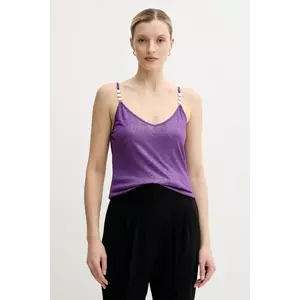 Morgan top BAMBINO culoarea violet, BAMBINO imagine