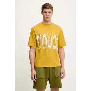 Oakley tricou culoarea galben, cu imprimeu, FOA406837 imagine