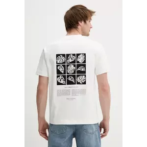 Marc O'Polo tricou din bumbac culoarea alb, cu imprimeu, 524206451260 imagine