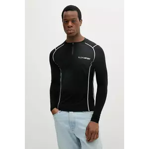 PLEIN SPORT longsleeve culoarea negru, cu imprimeu, SAEC MTK7995 STE003N imagine