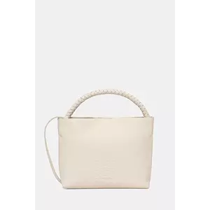 Pedro del Hierro poșetă de piele culoarea bej, 1119573 imagine