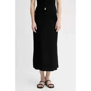 Marc O'Polo fustă culoarea negru, midi, drept, 503085420041 imagine