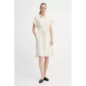 Marc O'Polo rochie din in culoarea bej, mini, dreaptă, 504011221223 imagine