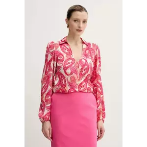 Morgan bluză OSTA.F culoarea roz, modelator, OSTA.F imagine