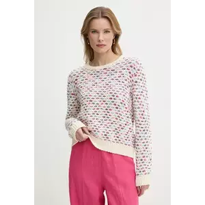 United Colors of Benetton pulover culoarea bej, călduros, 1198E10D8 imagine