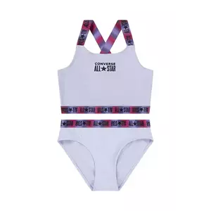 Converse costum de baie pentru copii din două piese culoarea violet, 3CD419 imagine