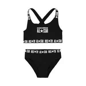 Converse costum de baie pentru copii din două piese culoarea negru, 3CD457 imagine