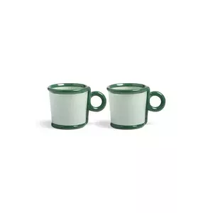 &k amsterdam set căni 300 ml 2-pack culoarea verde imagine