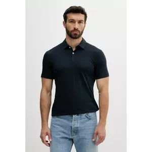 Marc O'Polo polo de bumbac culoarea bleumarin, uni, 536217653018 imagine