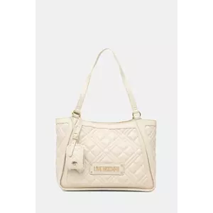 Love Moschino geantă culoarea bej, JC4206PP0MLA0110 imagine