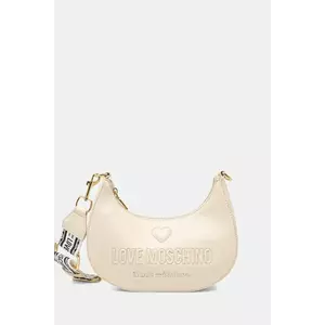 Love Moschino geantă culoarea bej, JC4219PP0MKF0110 imagine