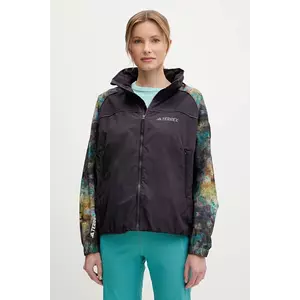 adidas TERREX windbreaker x National Geographic culoarea violet, JD5837 imagine