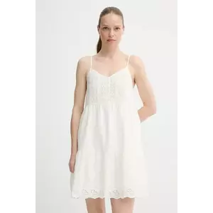 Levi's rochie din bumbac CORA SL MINI DRESS culoarea bej, mini, evazată, 001RJ imagine