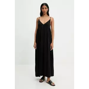 Answear Lab rochie culoarea negru, maxi, dreaptă imagine
