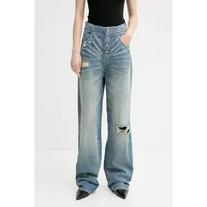 MM6 Maison Margiela jeans femei high waist, S52LA0241.M30016 imagine