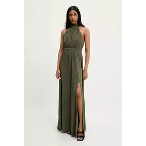 Answear Lab rochie culoarea verde, maxi, evazată imagine