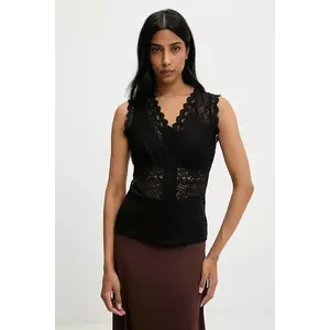 Answear Lab bluza culoarea negru, neted imagine