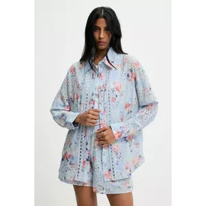 Answear Lab cămașă cu guler clasic, relaxed imagine