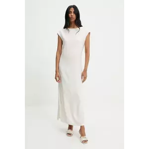 Answear Lab rochie culoarea bej, maxi, mulată imagine