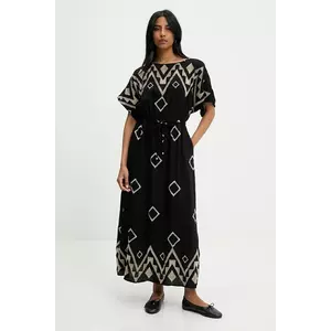 Answear Lab rochie culoarea negru, maxi, evazată imagine