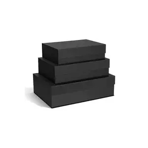 Bigso Box of Sweden set de cutii de depozitare 3-pack culoarea gri imagine