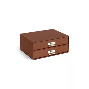 Bigso Box of Sweden organizator de birou culoarea maro imagine