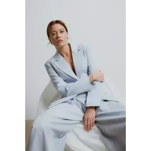 Answear Lab pantaloni lat, high waist imagine