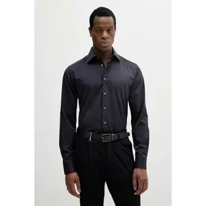 Eton cămașă din bumbac culoarea bleumain, cu guler clasic, slim, 100012342 imagine