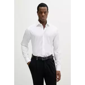 Eton cămașă din bumbac culoarea alb, cu guler clasic, slim, 100012342 imagine