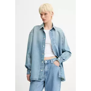 Won Hundred cămașă jeans cu guler clasic, relaxed, 3650-15157 imagine