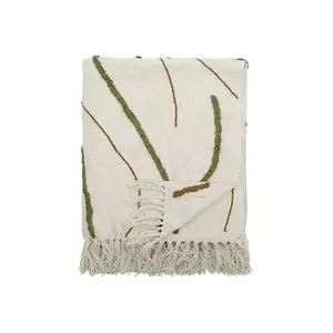 Bloomingville pătură 150 x 130 cm culoarea bej imagine