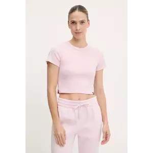 Under Armour tricou Rival culoarea roz, 6000264 imagine