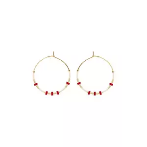 Lilou cercei placați cu aur 252/35/KOL/MIXKAM/CZE/PO imagine