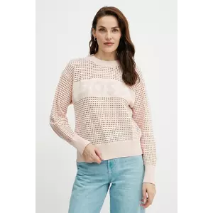 BOSS Orange pulover culoarea roz, light, 50510202 imagine