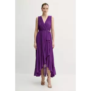 Morgan rochie ROSYTA culoarea violet, maxi, evazată, ROSYTA imagine