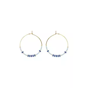 Lilou cercei placați cu aur 252/35/KOL/MIXKAM/NIE/PO imagine