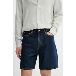 Abercrombie & Fitch pantaloni scurți jeans culoarea bleumain, KI128-5029 imagine