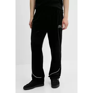 Karl Kani pantaloni de trening din velur culoarea negru, cu imprimeu, 60060041 imagine