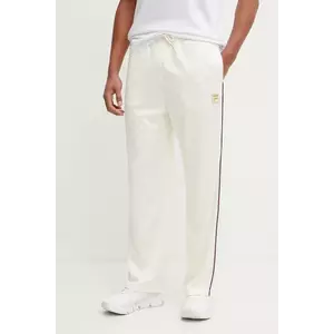 Fila pantaloni de trening Lierneux culoarea bej, cu imprimeu, FAM0934 imagine