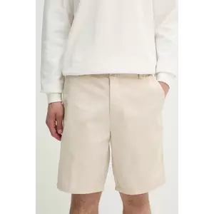 Solid pantaloni scurți ALANN culoarea bej, 21107653 130401 imagine