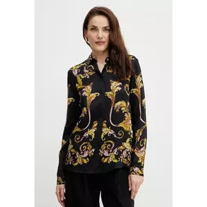 Versace Jeans Couture cămașă culoarea negru, cu guler clasic, regular, 78HAL2P1 NS634 imagine