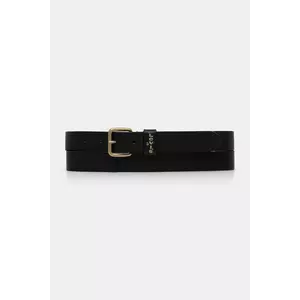 Levi's curea de piele culoarea negru, 37460-0096 imagine