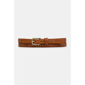 Levi's curea de piele culoarea maro, 002G6-0001 imagine