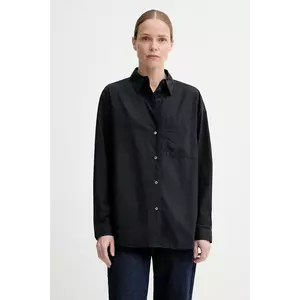 Marc O'Polo cămașă din bumbac culoarea bleumarin, cu guler clasic, regular, 500105142557 imagine