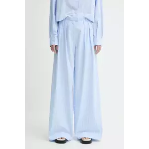 Won Hundred pantaloni de bumbac lat, high waist, 3490-14268 imagine