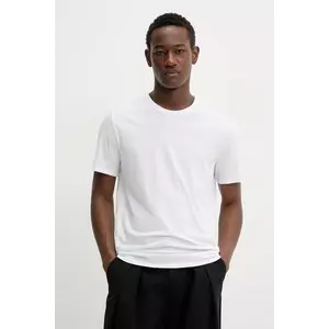 American Vintage tricou din bumbac culoarea verde, neted imagine