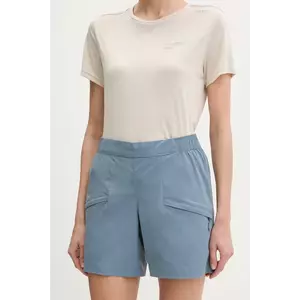 Helly Hansen pantaloni scurți outdoor Elv Light uni, high waist, 63304 imagine